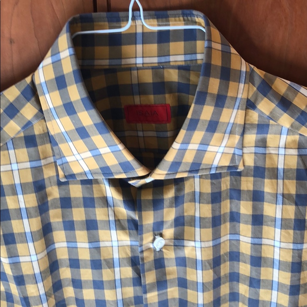 Isaia casual button down shirt